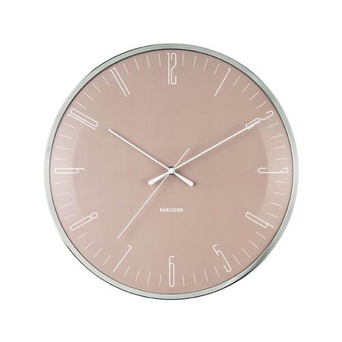 Karlson vægur nude / pink skive 40 cm.