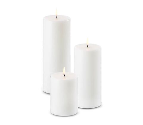 Uyuni LED bloklys til batteri ø 7,8 cm.