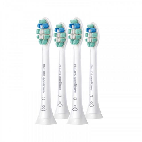 Philips børstehoved, optimal plaque, hvid 4 pk.