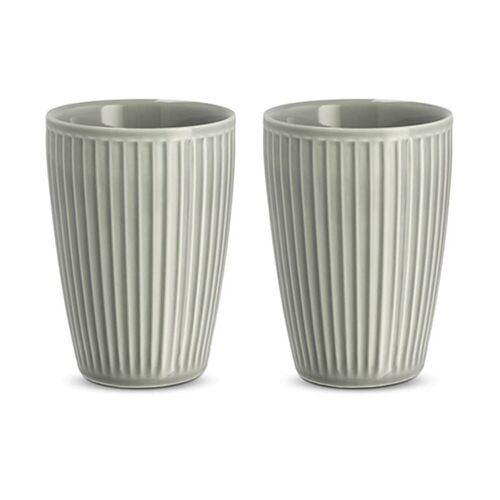 Pillivuyt Plissé termokrus grå 25 cl 2 stk.