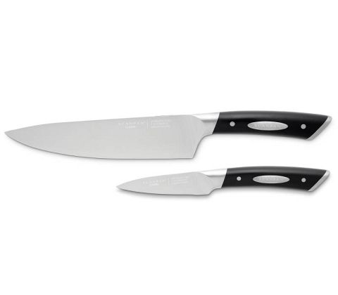 Scanpan knivsæt 2 dele urtekniv og kokkekniv - Classic