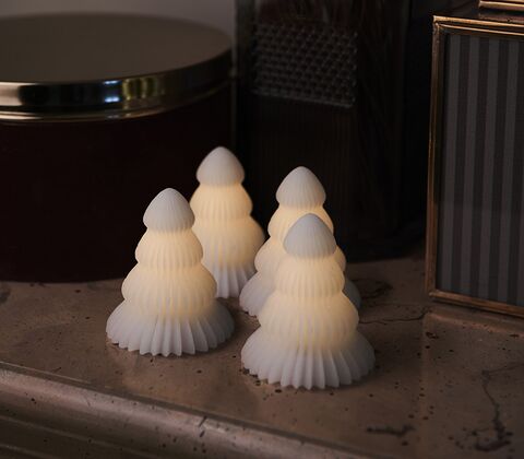 Sirius Claire juletræ mini, 4 stk sæt