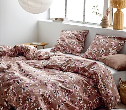 Södahl sengetøj Night Blooms Taupe