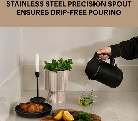 OBH Nordica Thermo Protect elkedel sort 1,5 liter