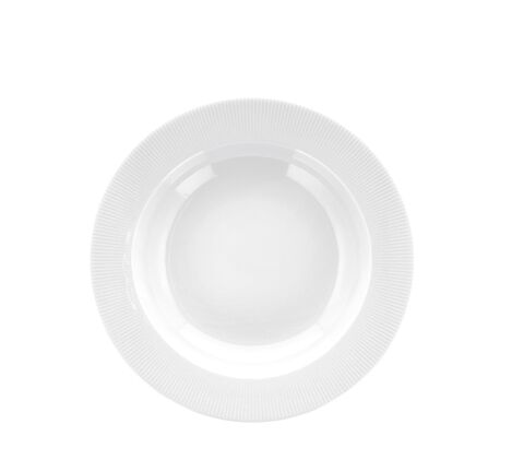 Pillivuyt Eventail dyb tallerken hvid 22 cm