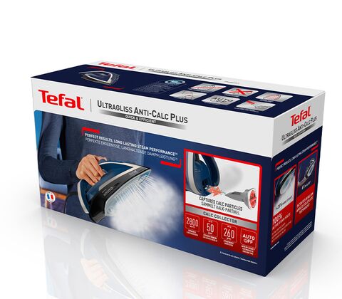 Tefal Ultragliss Anti-Calc Plus blue dampstrygejern