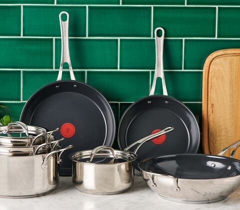 Tefal Jamie Oliver Classic Cook stegepande Ø28 cm + pandebeskytter