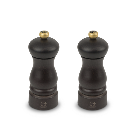Peugeot Clermont salt- og peberkværnsæt brun H 13 cm