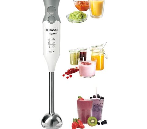 Bosch ErgoMixx MSM66110 stavblender hvid 600 watt
