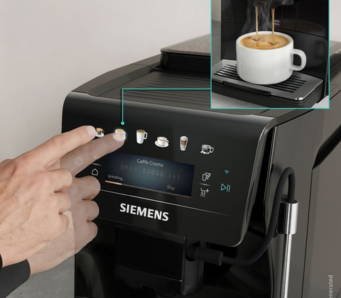 Siemens TP601E09 EQ600 iAroma fuldautomatisk kaffemaskine sort