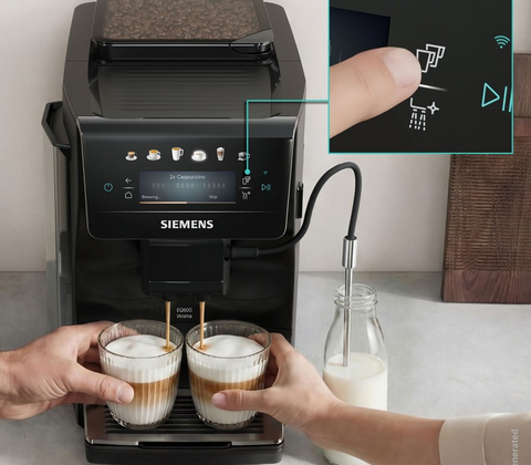 Siemens TP601E09 EQ600 iAroma fuldautomatisk kaffemaskine sort