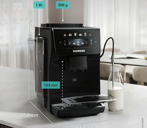 Siemens TP601E09 EQ600 iAroma fuldautomatisk kaffemaskine sort