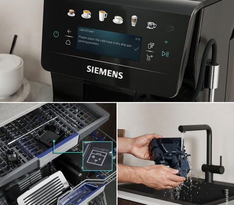 Siemens TP601E09 EQ600 iAroma fuldautomatisk kaffemaskine sort