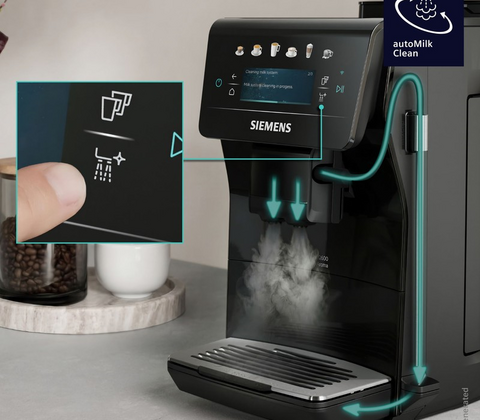 Siemens TP601E09 EQ600 iAroma fuldautomatisk kaffemaskine sort