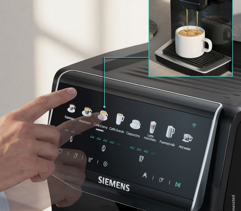 Siemens TP553E09 EQ500 iAroma fuldautomatisk kaffemaskine sort