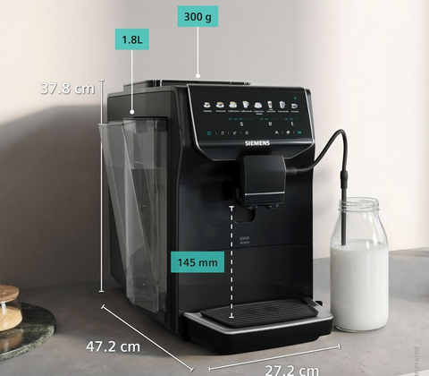 Siemens TP553E09 EQ500 iAroma fuldautomatisk kaffemaskine sort