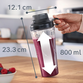 Bosch MMZBT01B drikkeflaske sort/transparent 0.65 liter