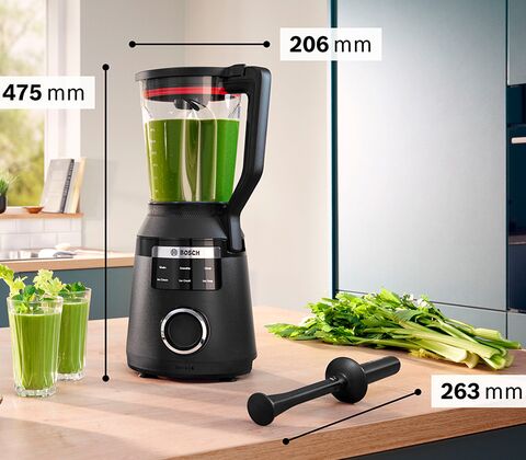 Bosch MMB6654B serie 6 Vitapower blender 1800 watt sort