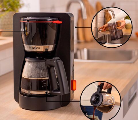 Bosch TKA4M233 MyMoment kaffemaskine sort 1200 Watt