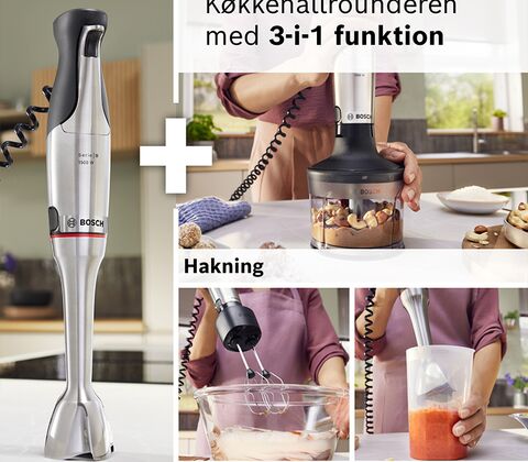 Bosch MSM8M934 serie 8 ErgoMaster stavblender stål 1500 watt