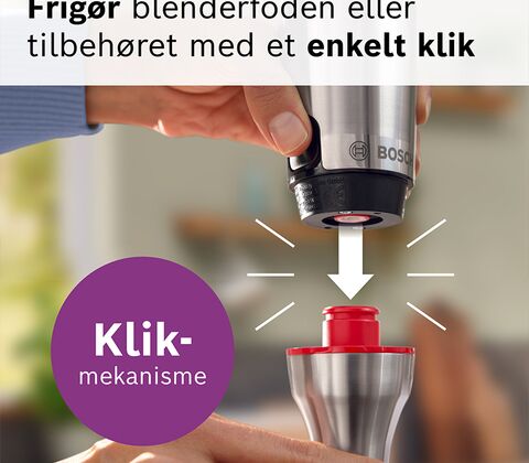 Bosch MSM8M934 serie 8 ErgoMaster stavblender stål 1500 watt