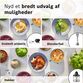 Bosch MSM8M934 serie 8 ErgoMaster stavblender stål 1500 watt