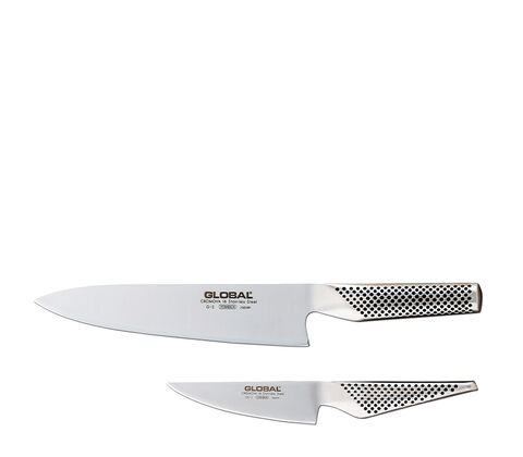 Global knivsæt GS-1 grøntsagskniv og G-2 kokkekniv