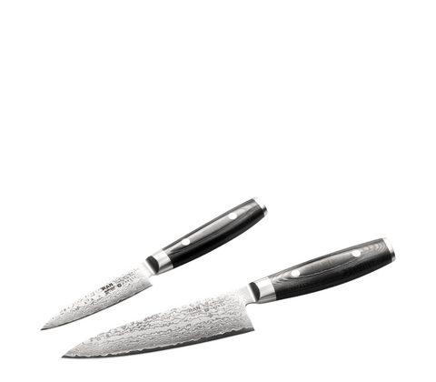 Yaxell Ran knivsæt kokkekniv 15 cm og urtekniv 10 cm 2 dele