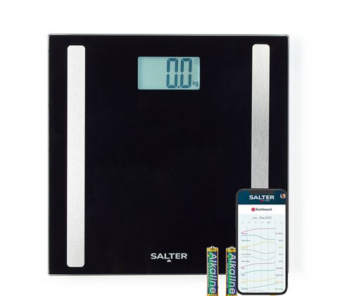 Salter Smart Scale badevægt 180 kg sort