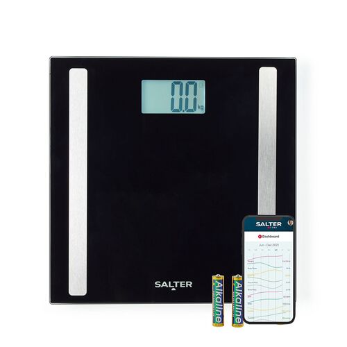 Salter Smart Scale badevægt 180 kg sort