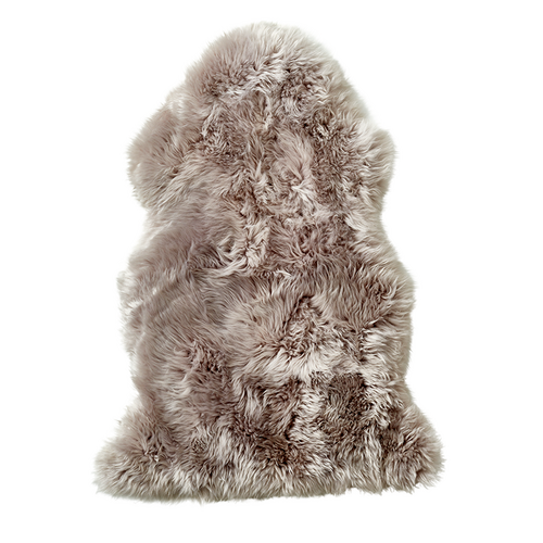 Ægte lammeskind grå 90x60 cm