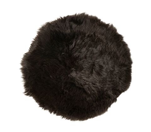 Sædeskind brun Ø 34 cm