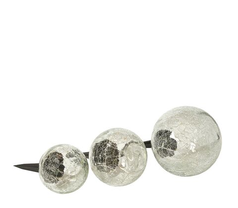 Solcelle kugle sæt med 3 spyd