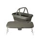 Picnickurv foldbar grå 45x28 cm