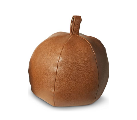 Dørstopper kugle cognac Ø 17 cm 1,5 kg