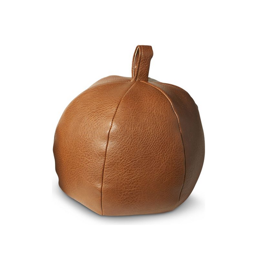 Dørstopper kugle cognac Ø 17 cm 1,5 kg