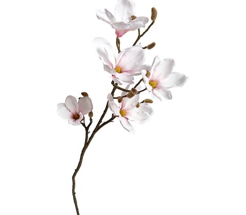 Magnolie gren i kunststof 92 cm rosa