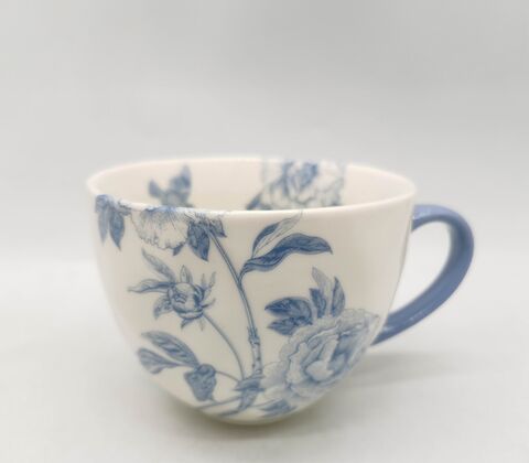 Krus flora blå 480 ml