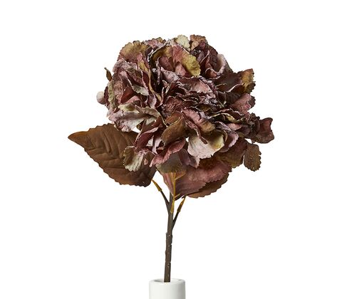 Hortensia stilk H 49 cm grøn/lilla 