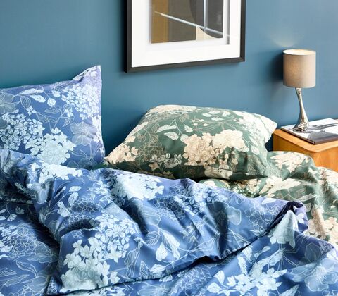 Nordisk Tekstil Hortensia sengetøj blå 