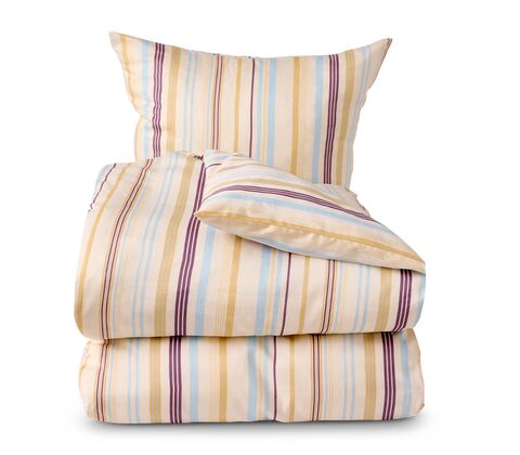 Nordisk Tekstil Korridor sengetøj sand med striber 140x220 cm