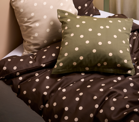 Nordisk Tekstil Dots Sprinkle sengetøj sand 140x220 cm
