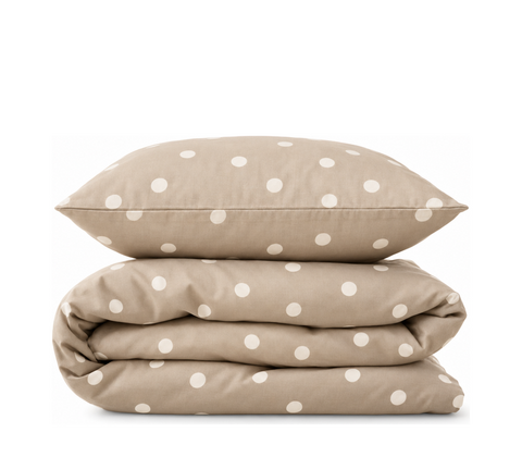 Nordisk Tekstil Dots Sprinkle sengetøj sand 140x220 cm