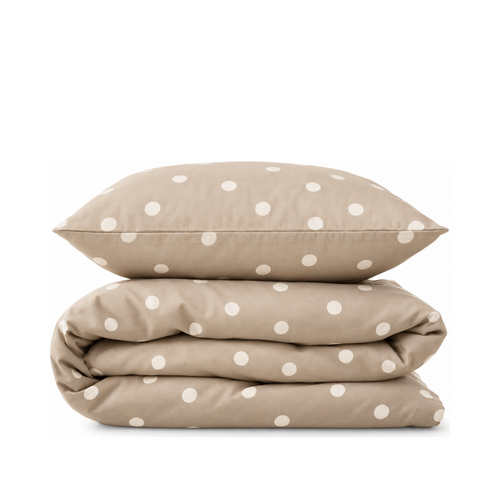 Nordisk Tekstil Dots Sprinkle sengetøj sand 140x220 cm