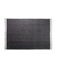 Night & Day Herringbone uldplaid sort 130x200 cm