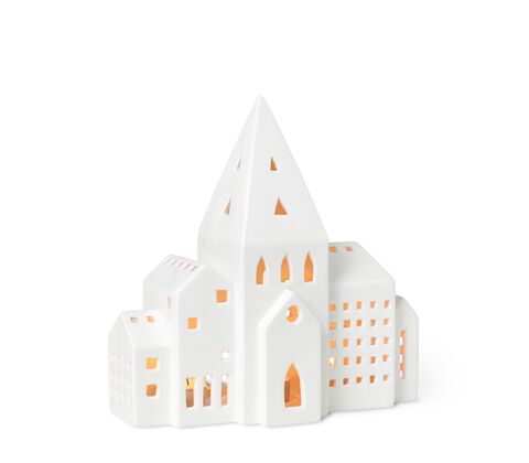 Kähler Urbania lyshus city hvid