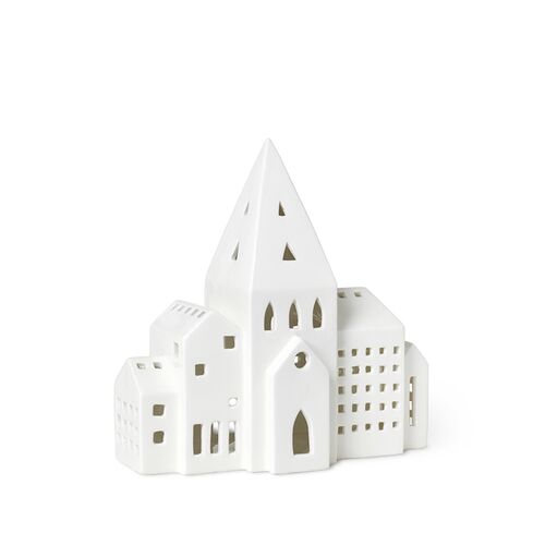 Kähler Urbania lyshus city hvid