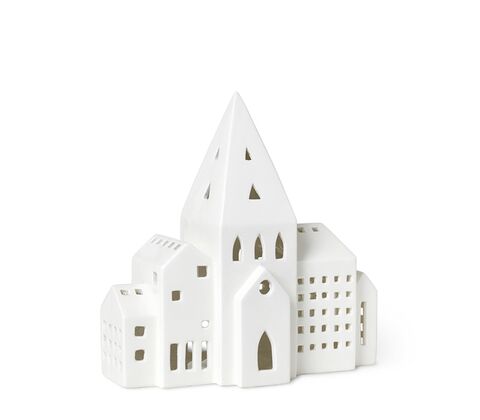 Kähler Urbania lyshus city hvid