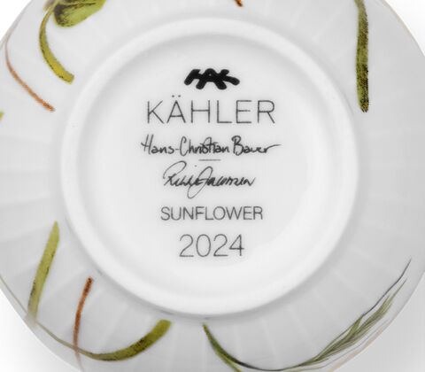 Kähler Hammershøi Summer 2024 solsikke krus 33 cl