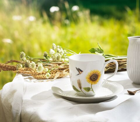 Kähler Hammershøi Summer 2024 solsikke krus 33 cl